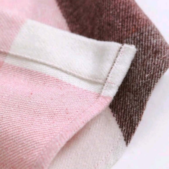 Plaid Over Coat - Picture 2 of 5